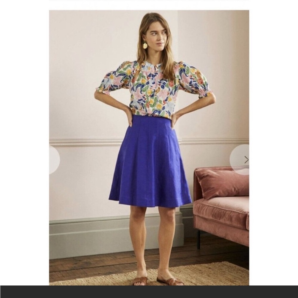 Boden linen mini skirt